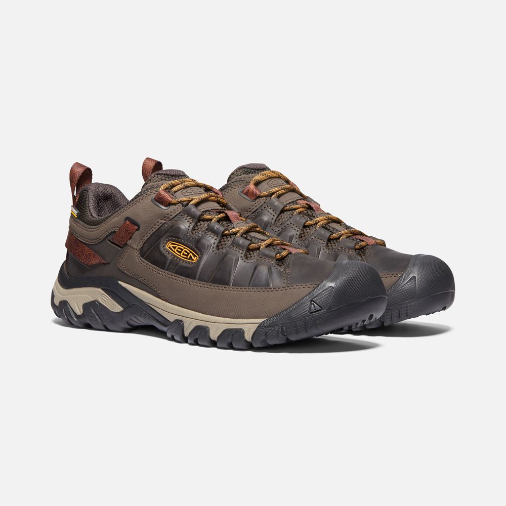 Chaussure de Randonnée Keen Homme Marron/Orange | Targhee Iii Waterproof | EJYVG-0823